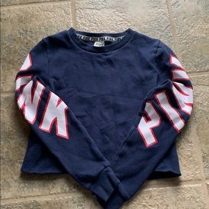 Pink Cropped Crewneck